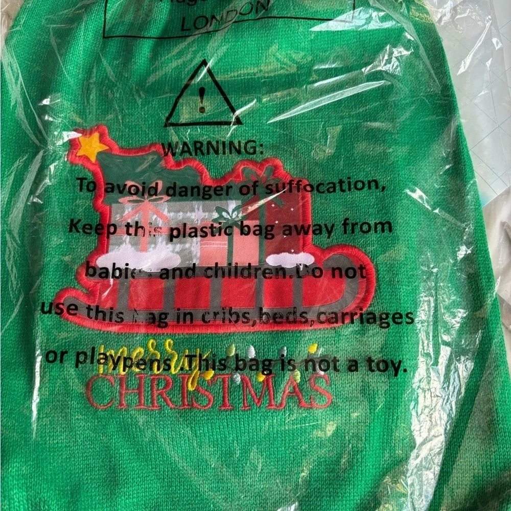 HUGO & HUDSON Santas Sleigh Christmas Dog Jumper - Festive Novelty Dog Sweater M